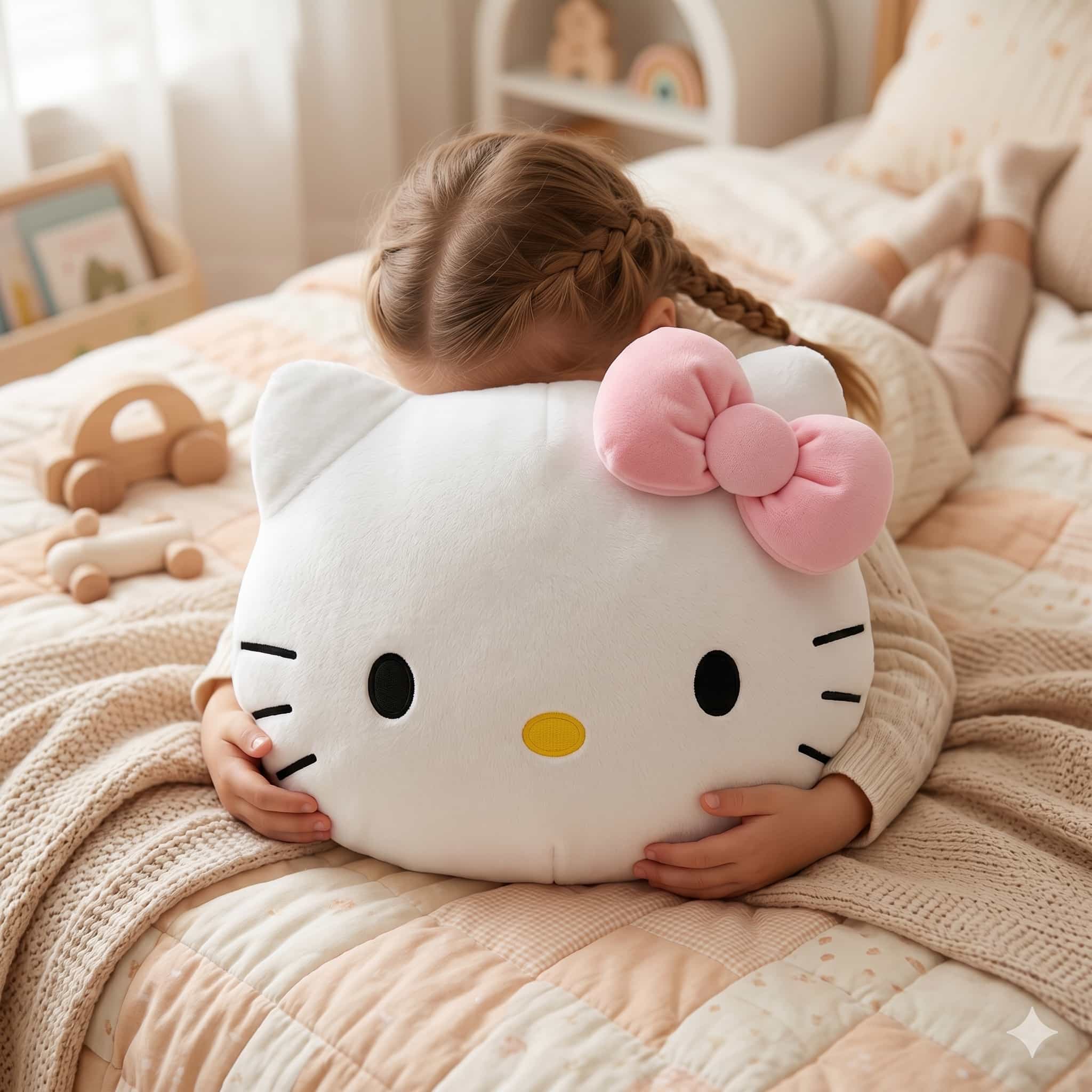 Hello Kitty Pillow - White