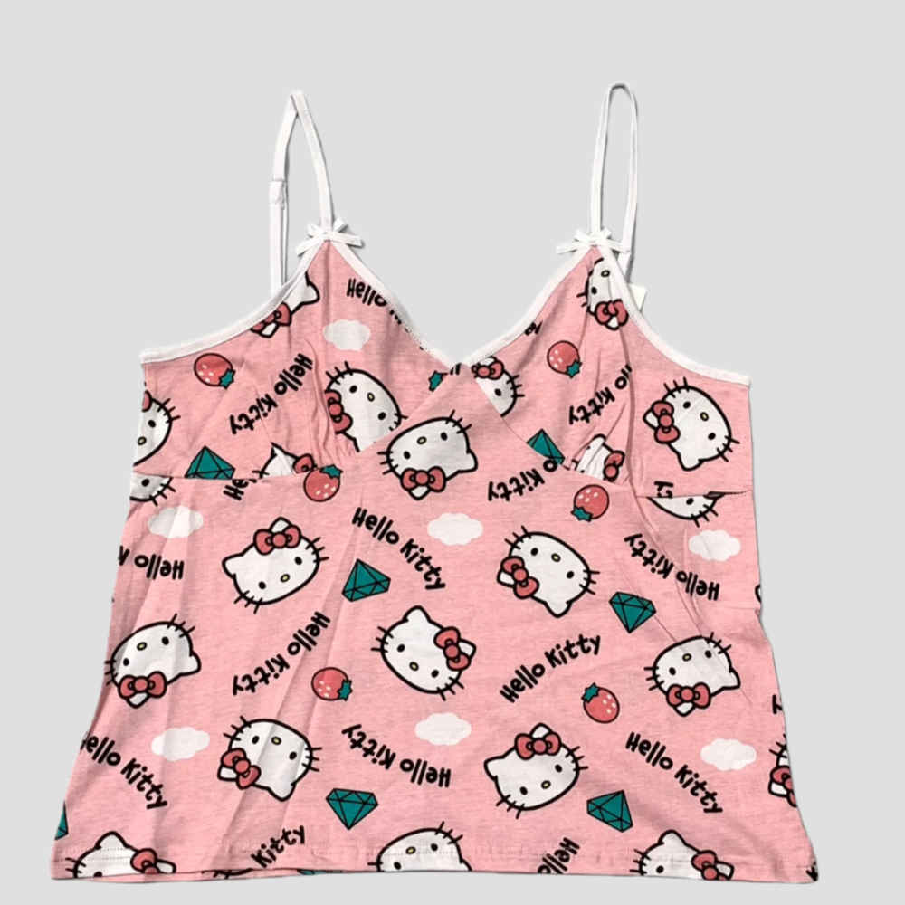 Kitty Women Short Set - Pink