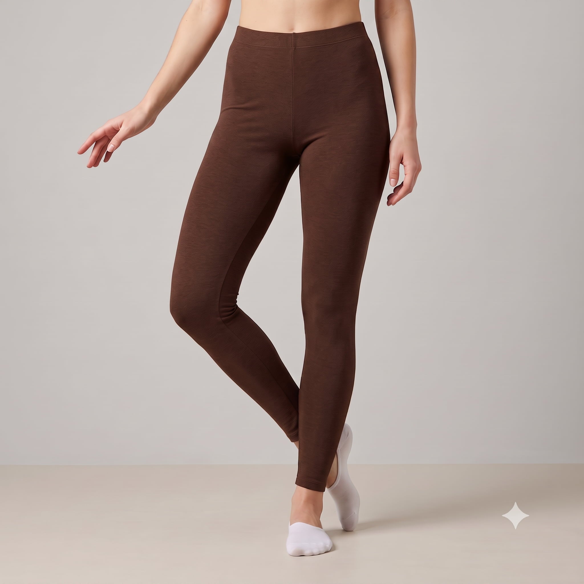 Mocha Muse Women Leggings - Brown