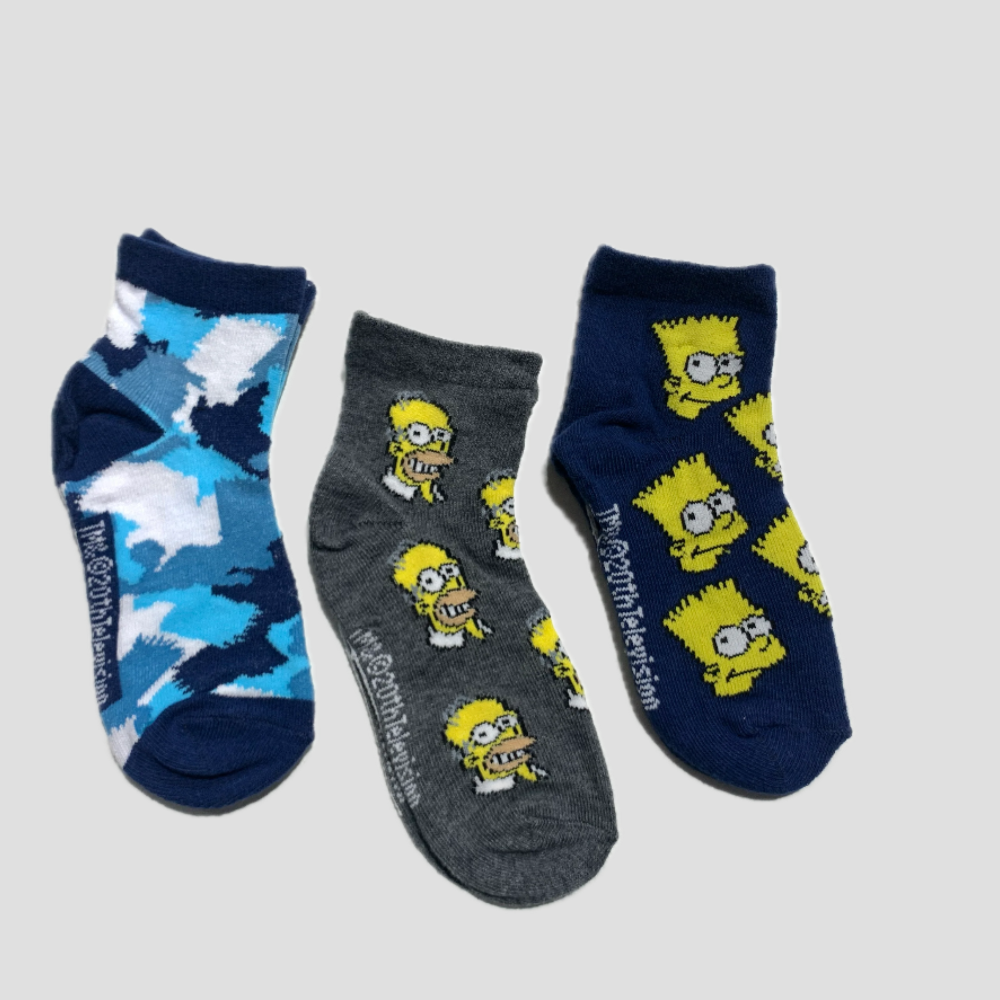 Sponge Bob Boys Socks - Pack of 3