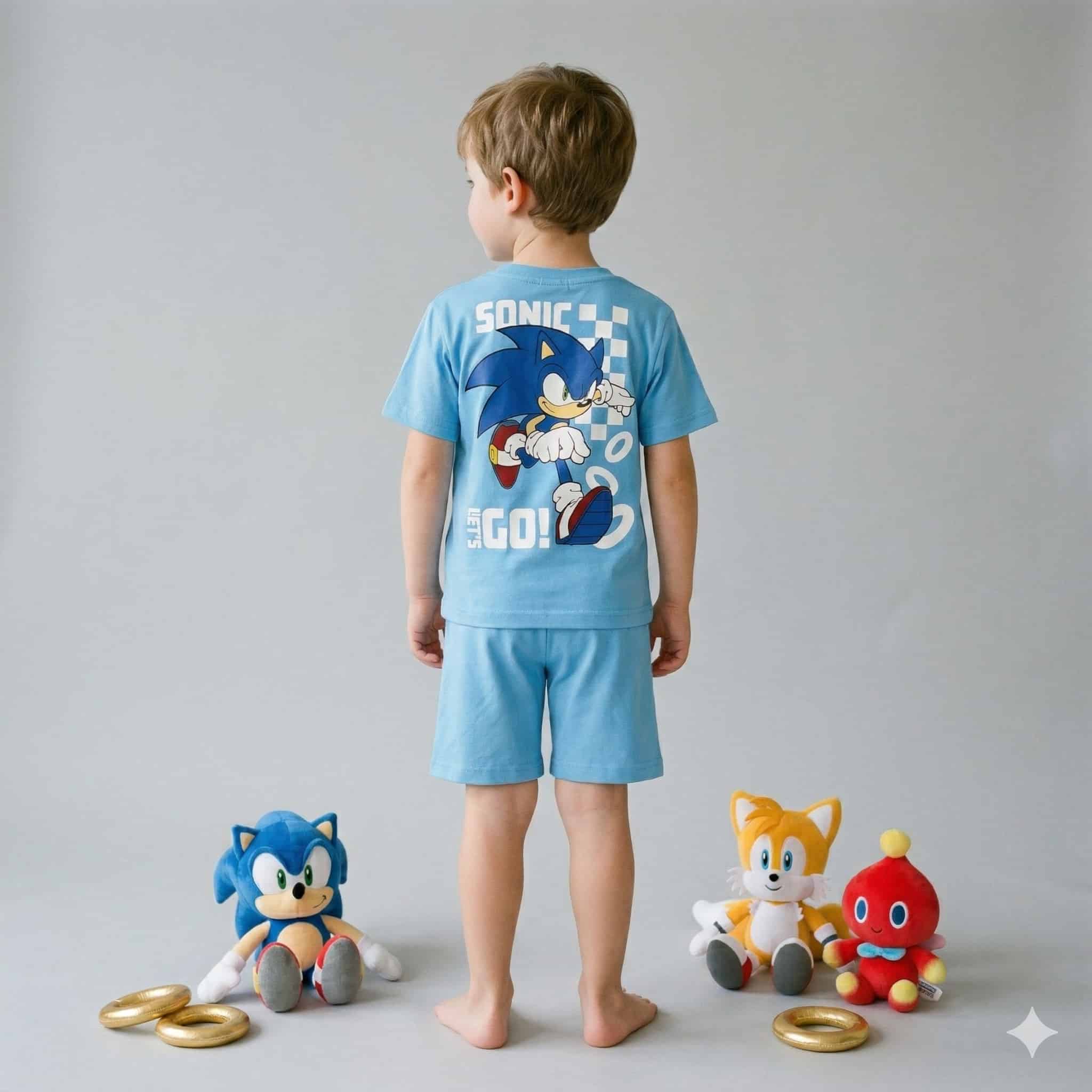 Sonic Boys Short Set - Blue