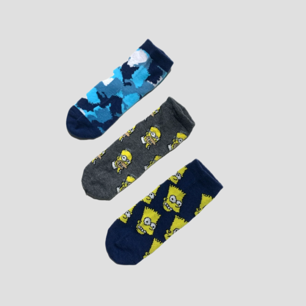 Sponge Bob Boys Socks - Pack of 3