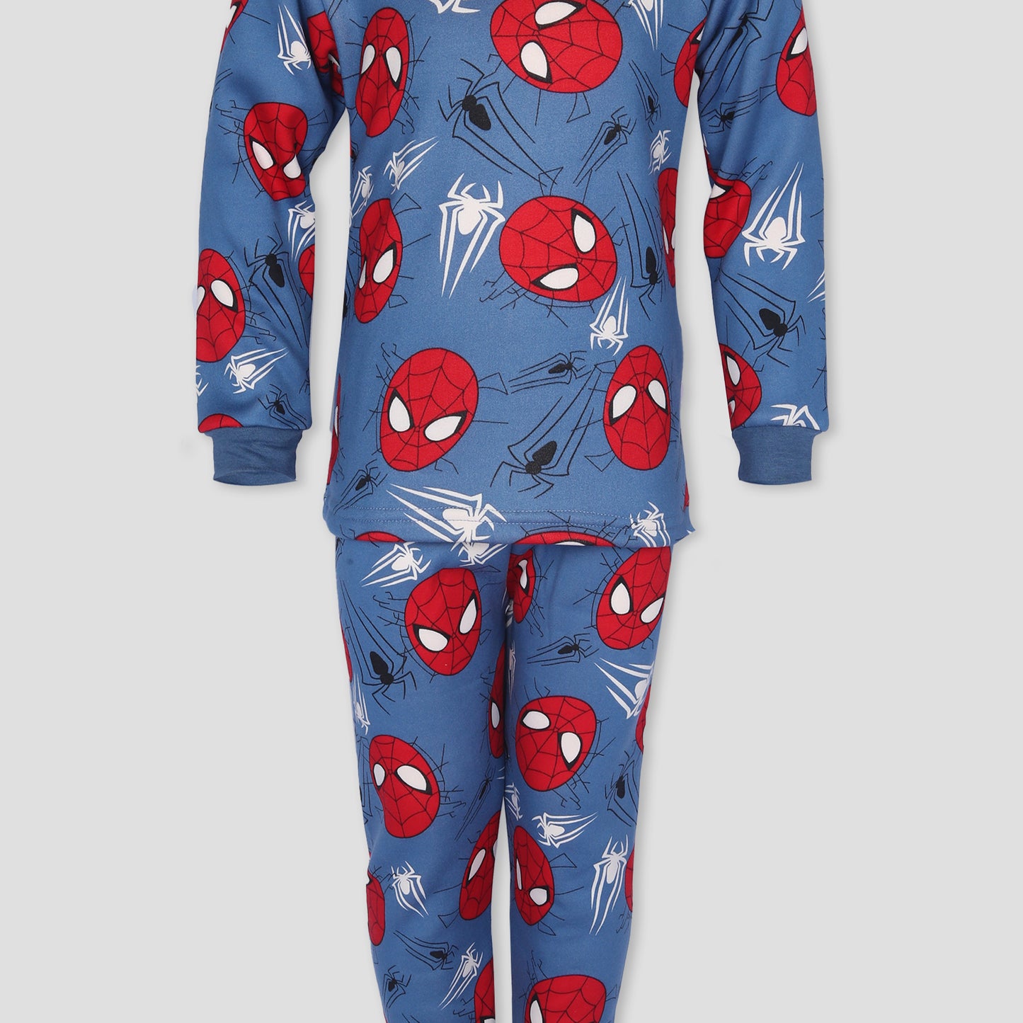 Spiderman Boys Fleece Pajama Set - Blue