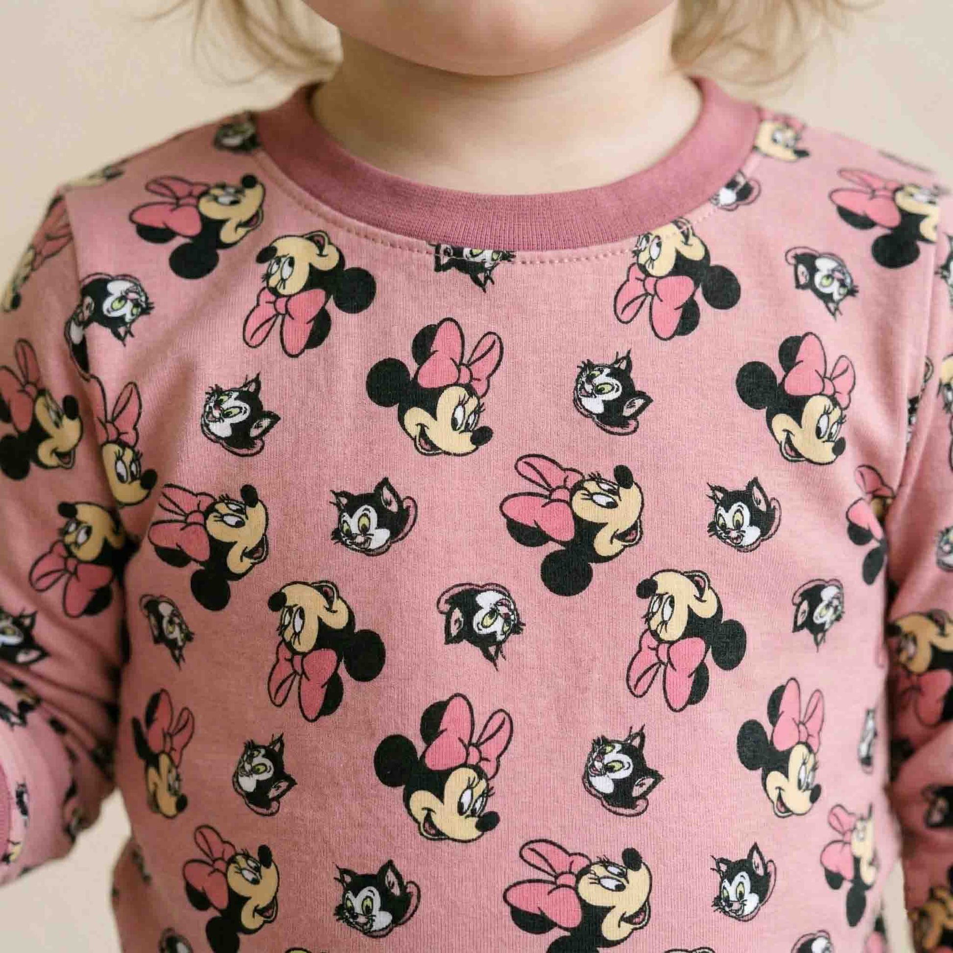 Minnie Mouse Baby Girl Full Sleeves Pajama Set - Pink