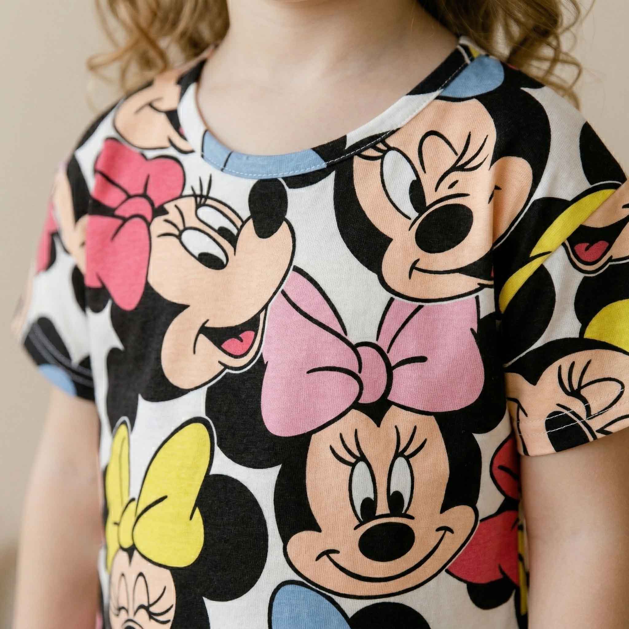 Minnie Mouse Girls Short Set - Pink