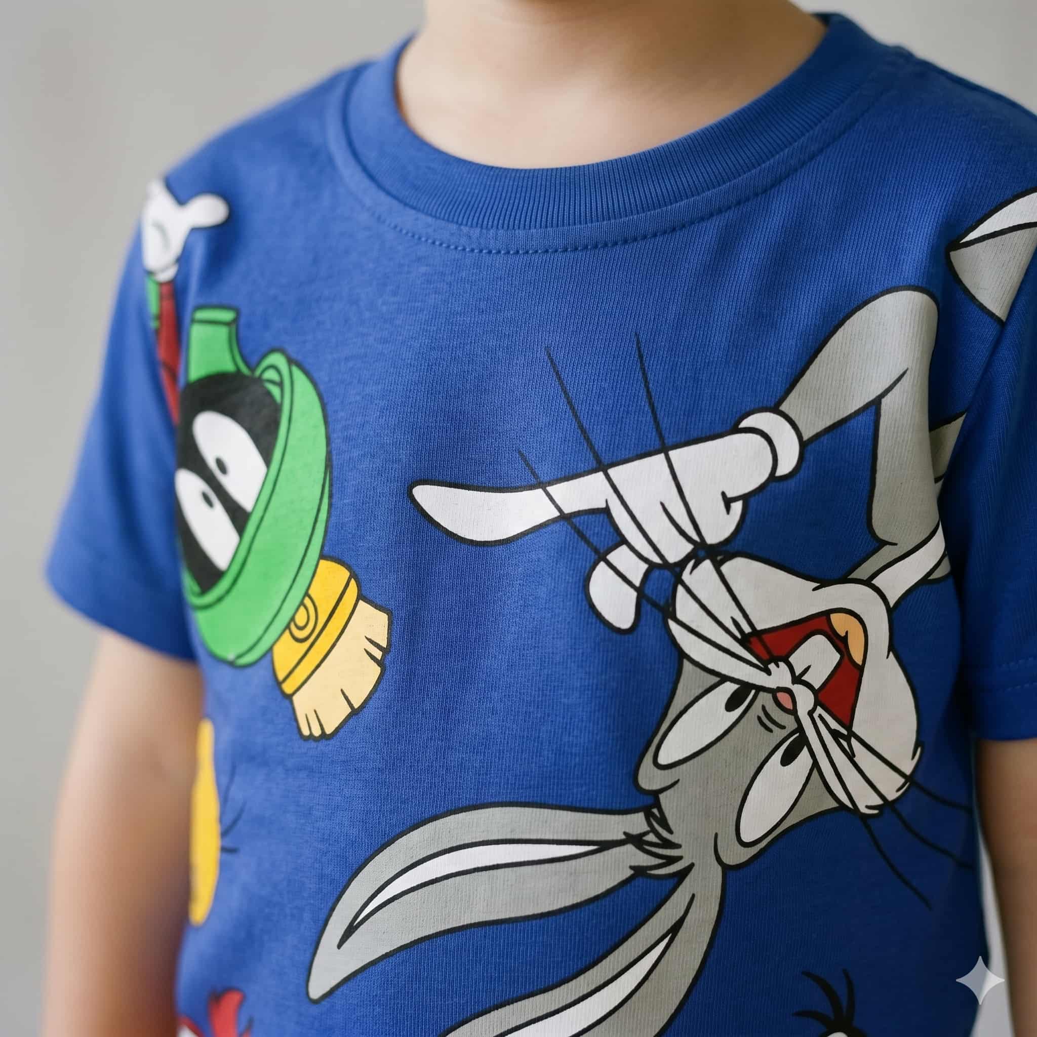 Toon Time Boys Short Set - Blue