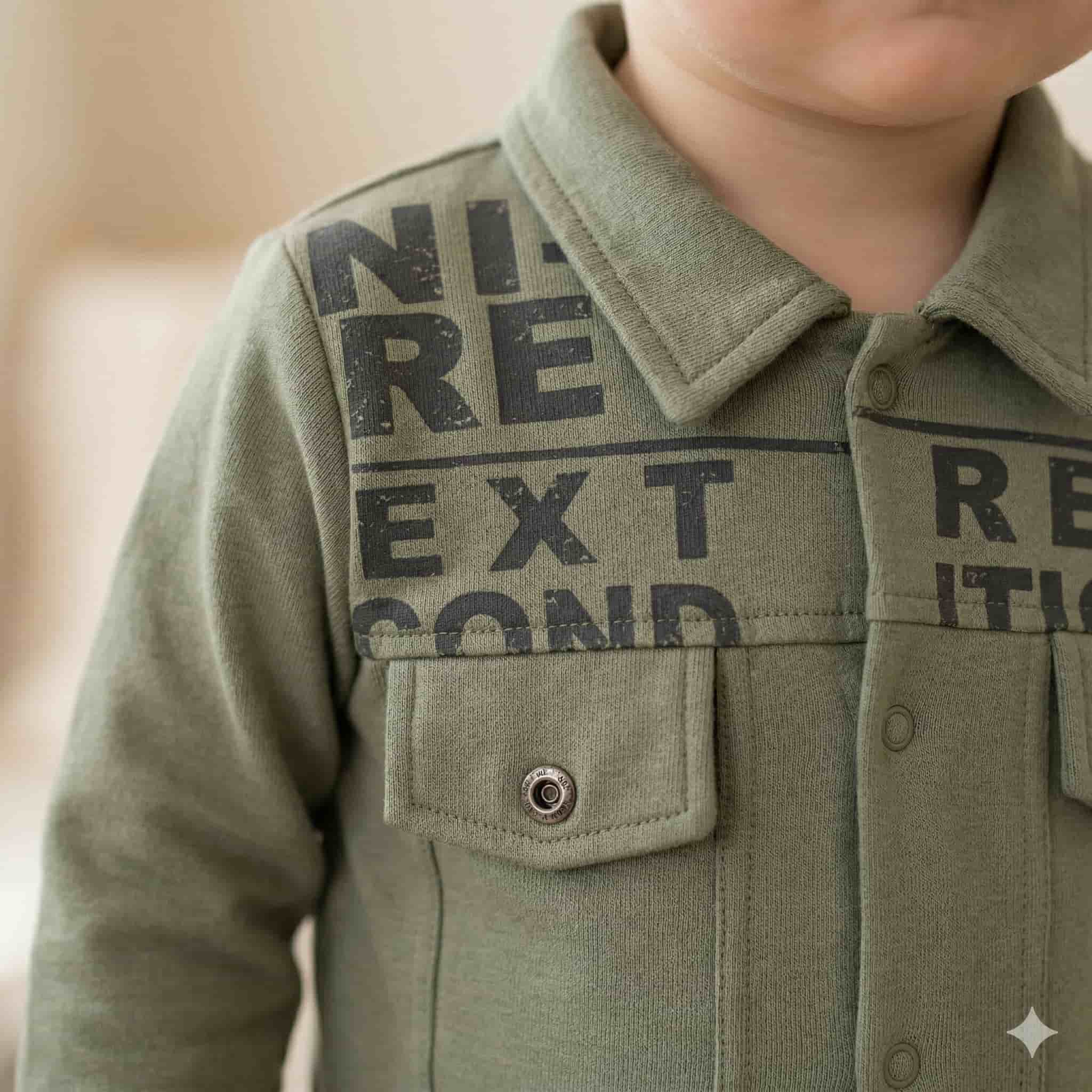 Army Baby Boy Set - Green