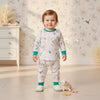 Cute Rabbit Baby Girl Pajama Set- White