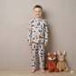 Forest Friends Boy Pajama Set- Grey