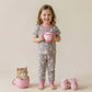 Hot Chocolate Girls Pajama Set - Grey