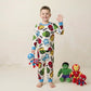 Marvel Boys Full Sleeves Pajama Set - White