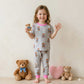 Bear Hugs Girls Half sleeves pajama set - Grey
