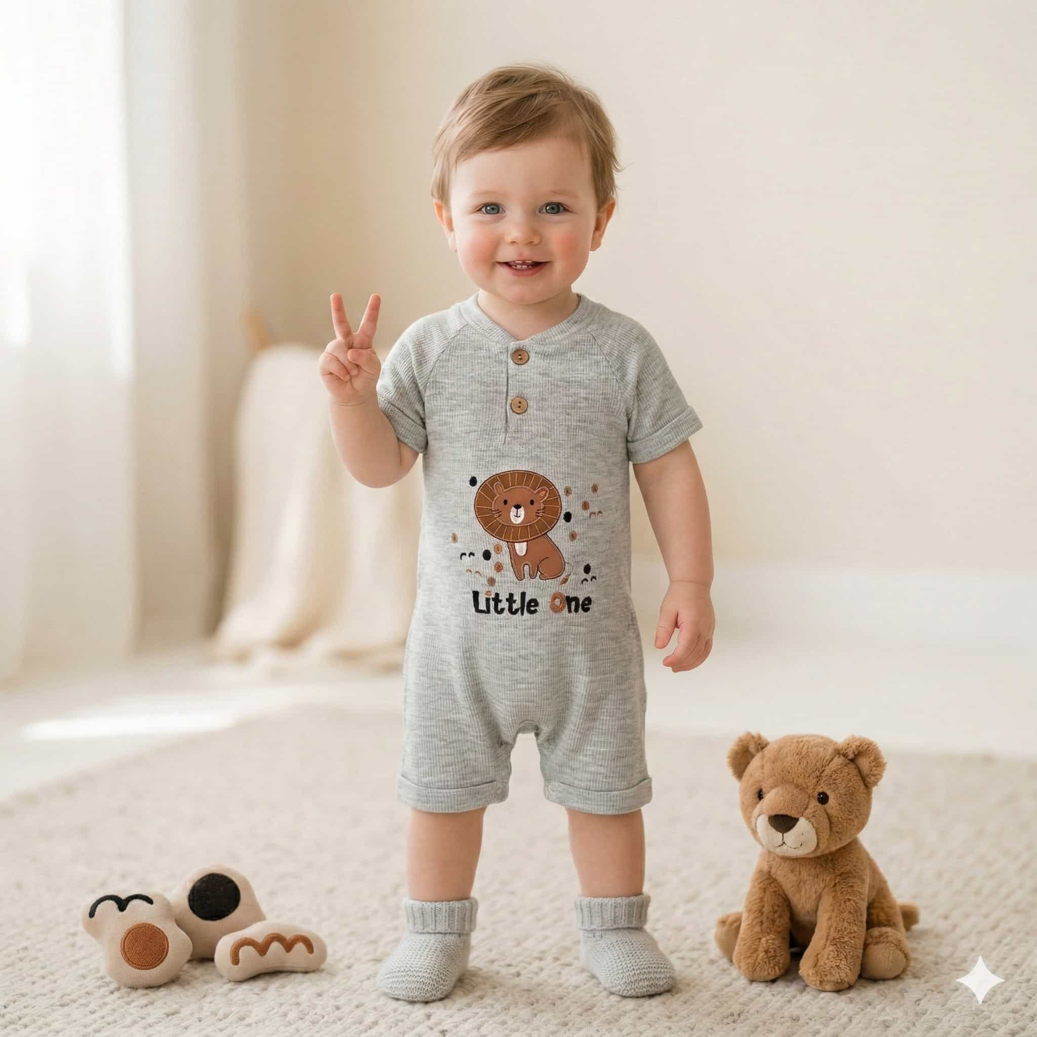 Little Joy Baby Boy Set - Blue