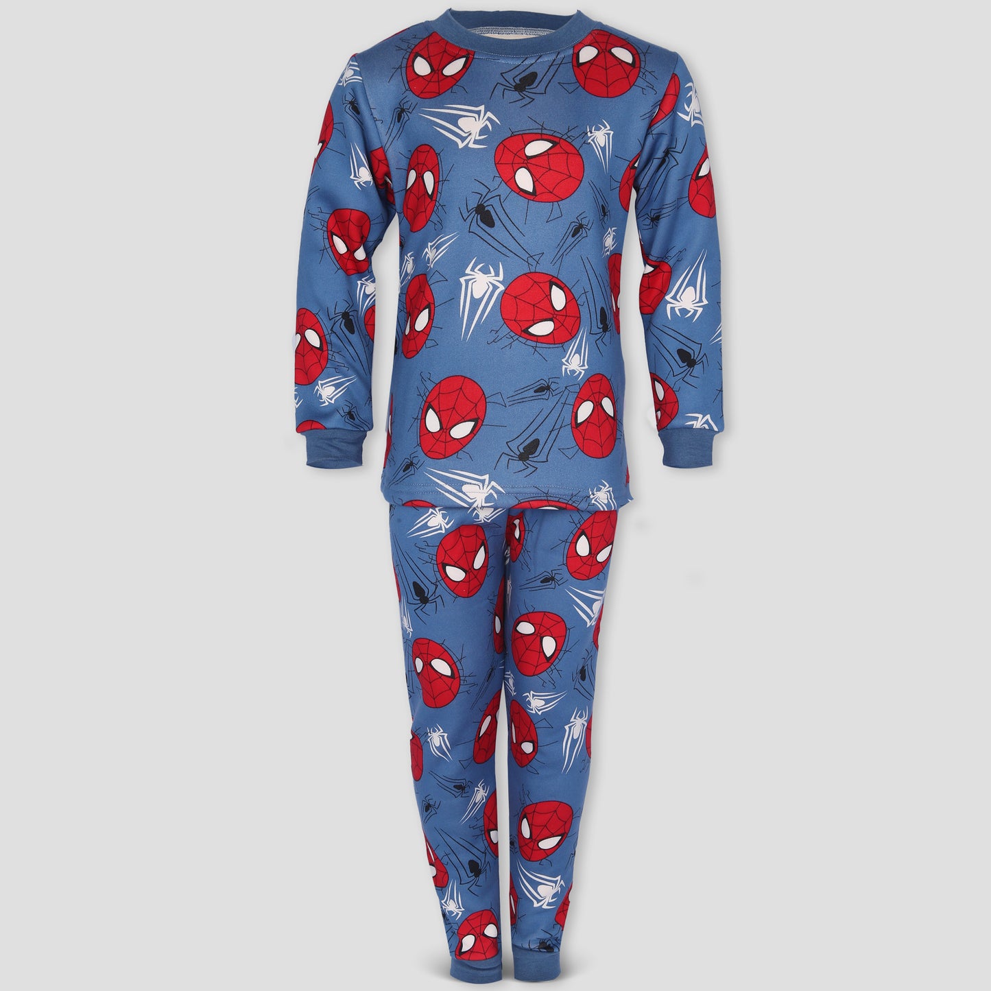 Spiderman Boys Fleece Pajama Set - Blue