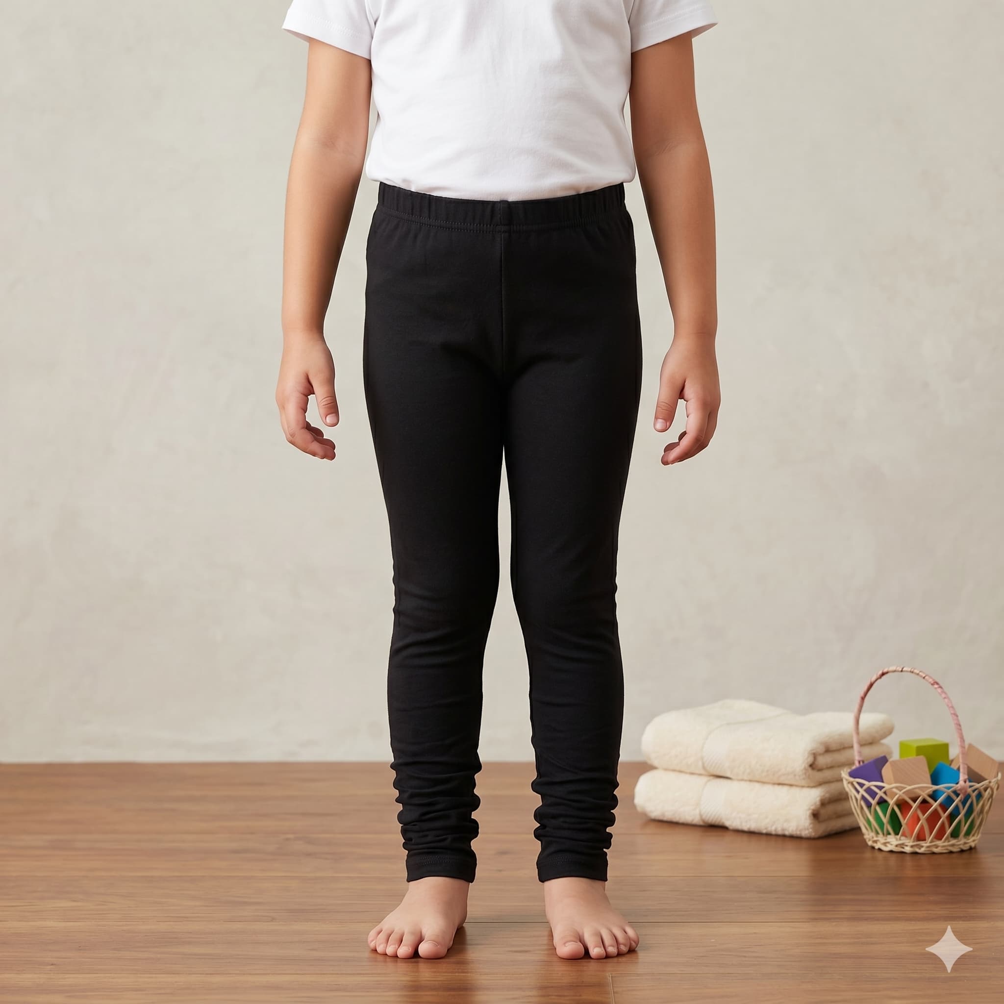 Urban Play Girls Leggings - Black