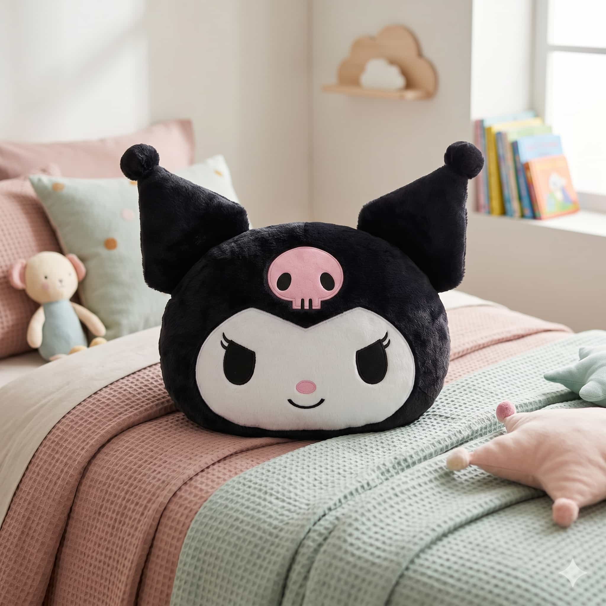 Kurumi Charm Pillow - Black