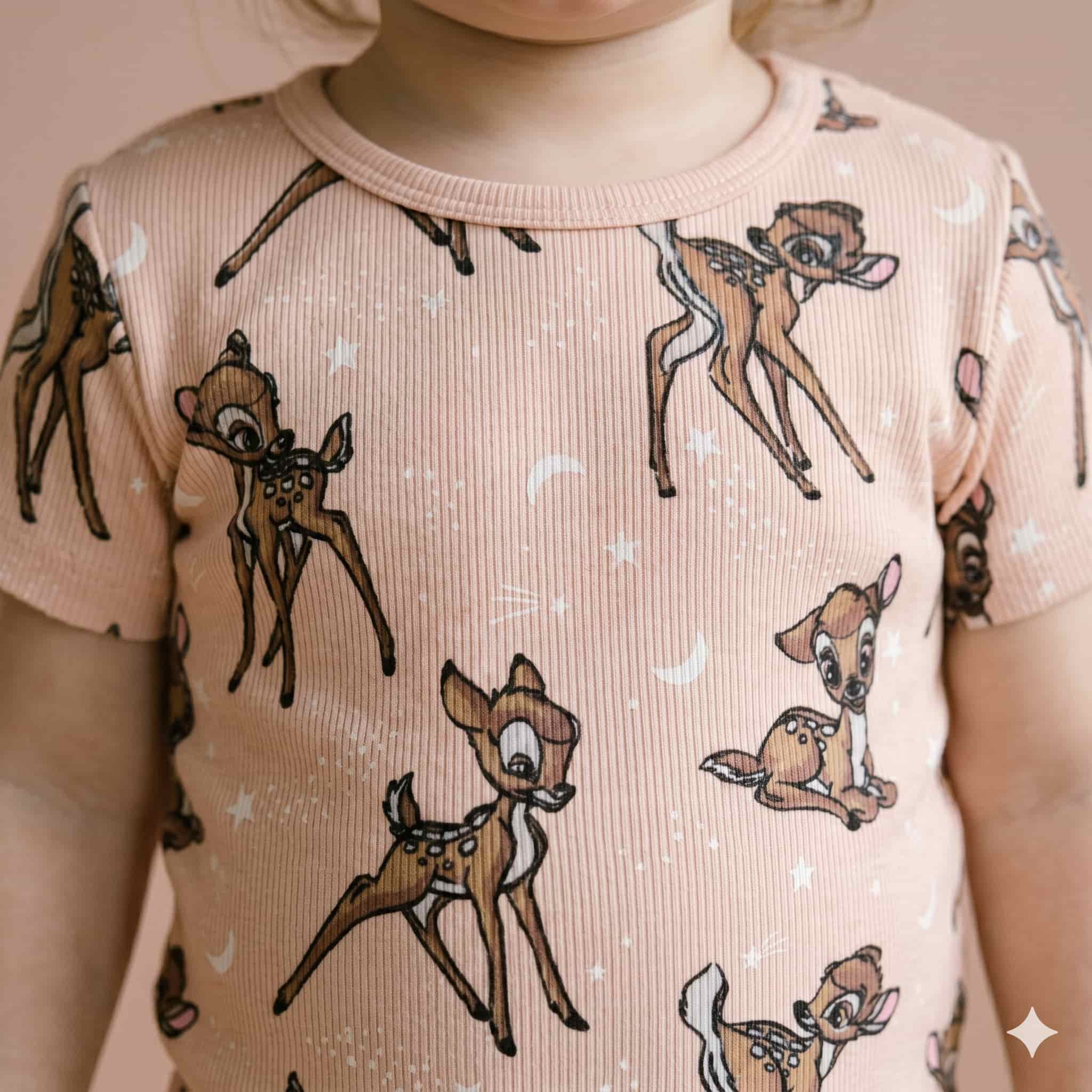 Blush Fawn Baby Girls Half Sleeves Set - Pink