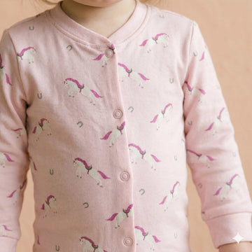 Pastel Unicorn Baby Girl Set - Pink