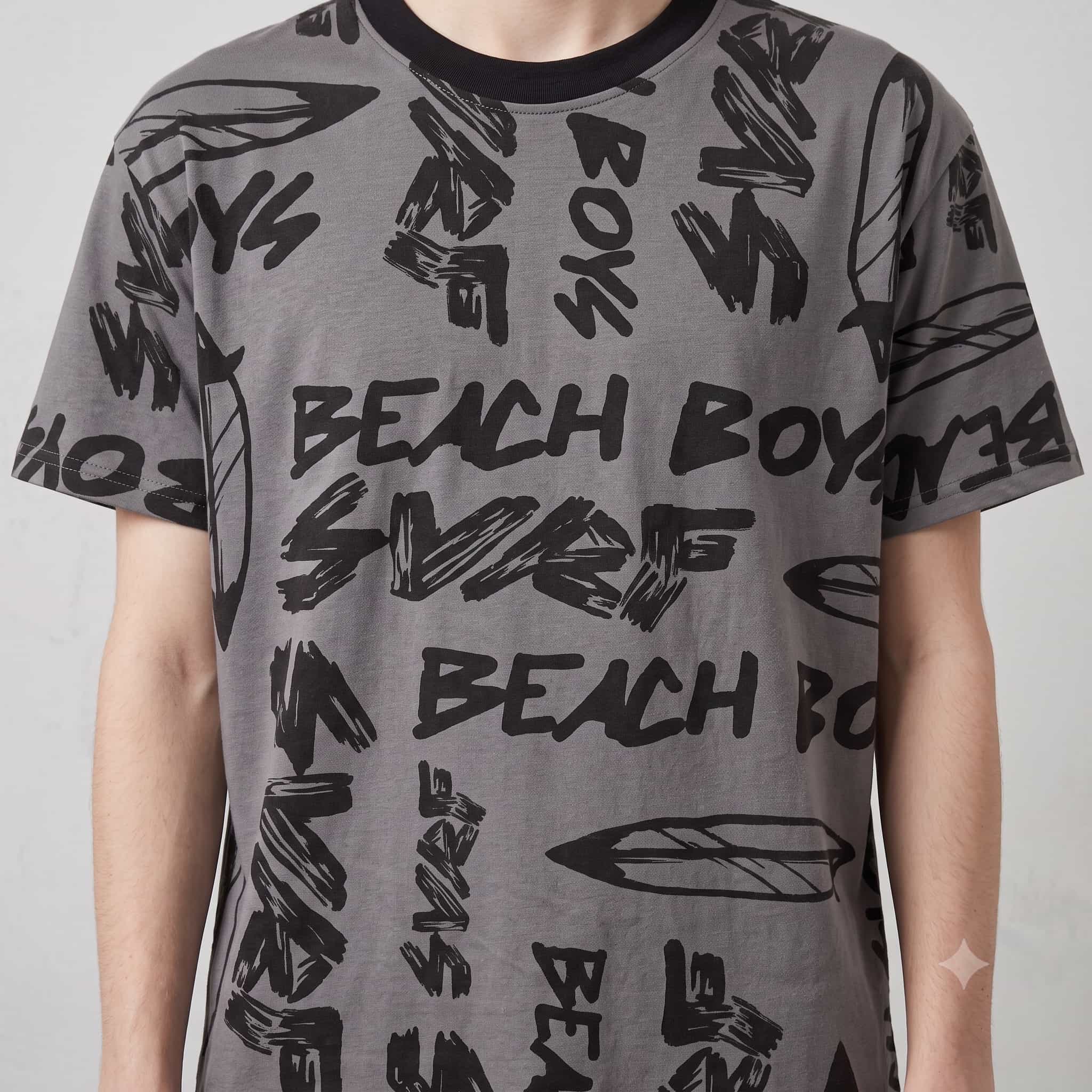 Beach Rider Boys Short Set - Grey