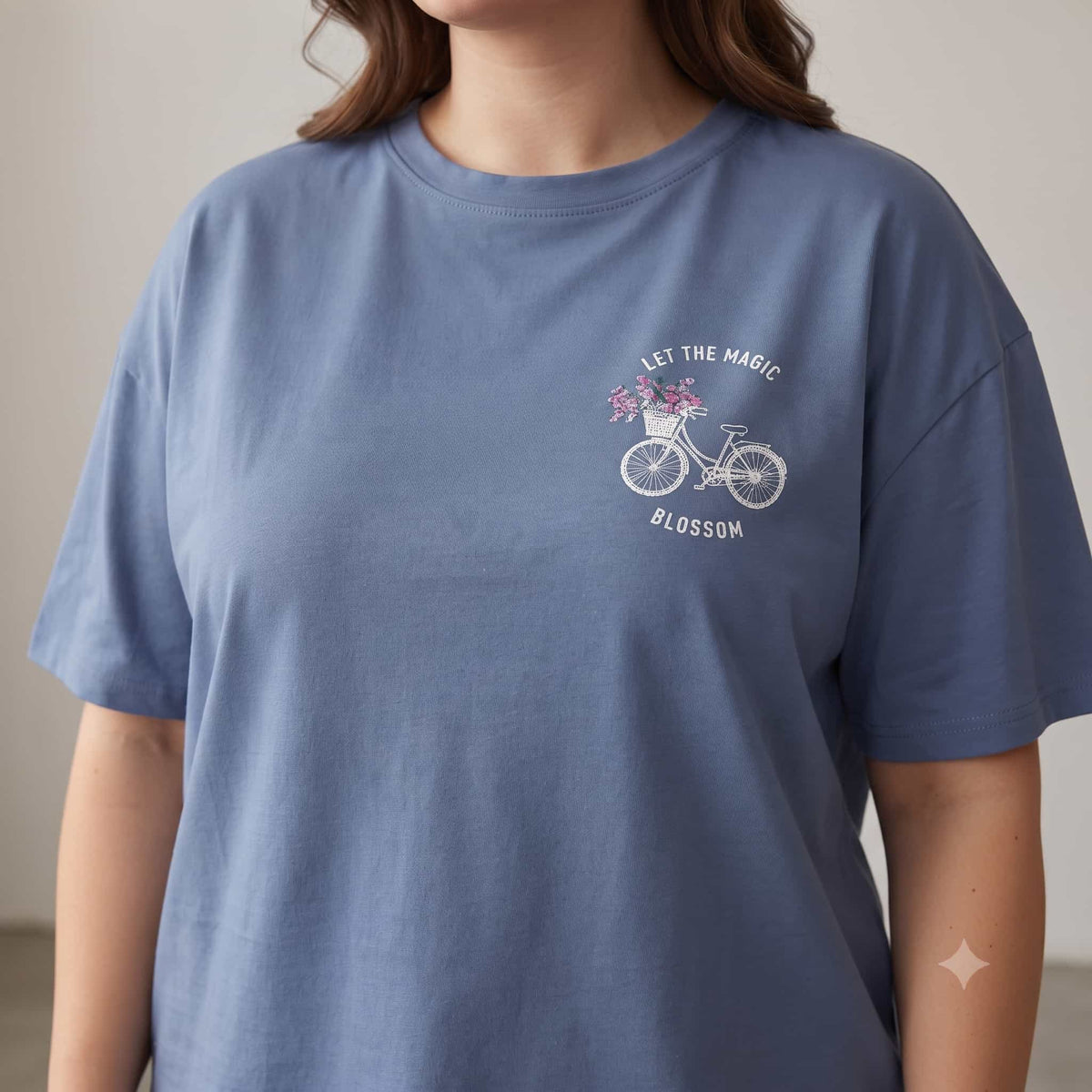 Magic Ride Women Half Sleeves Pajama Set – Dusty Blue