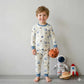 Lunar Dream Boys Full Sleeves Pajama Set - Cream