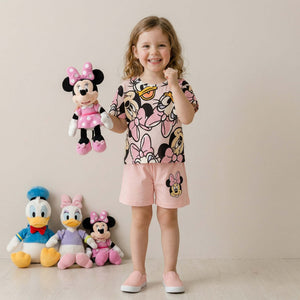 Minnie & Friends Girls Short Set - Pink