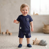 Happy Rocker Baby boys Half sleeves Short set - Navy Blue
