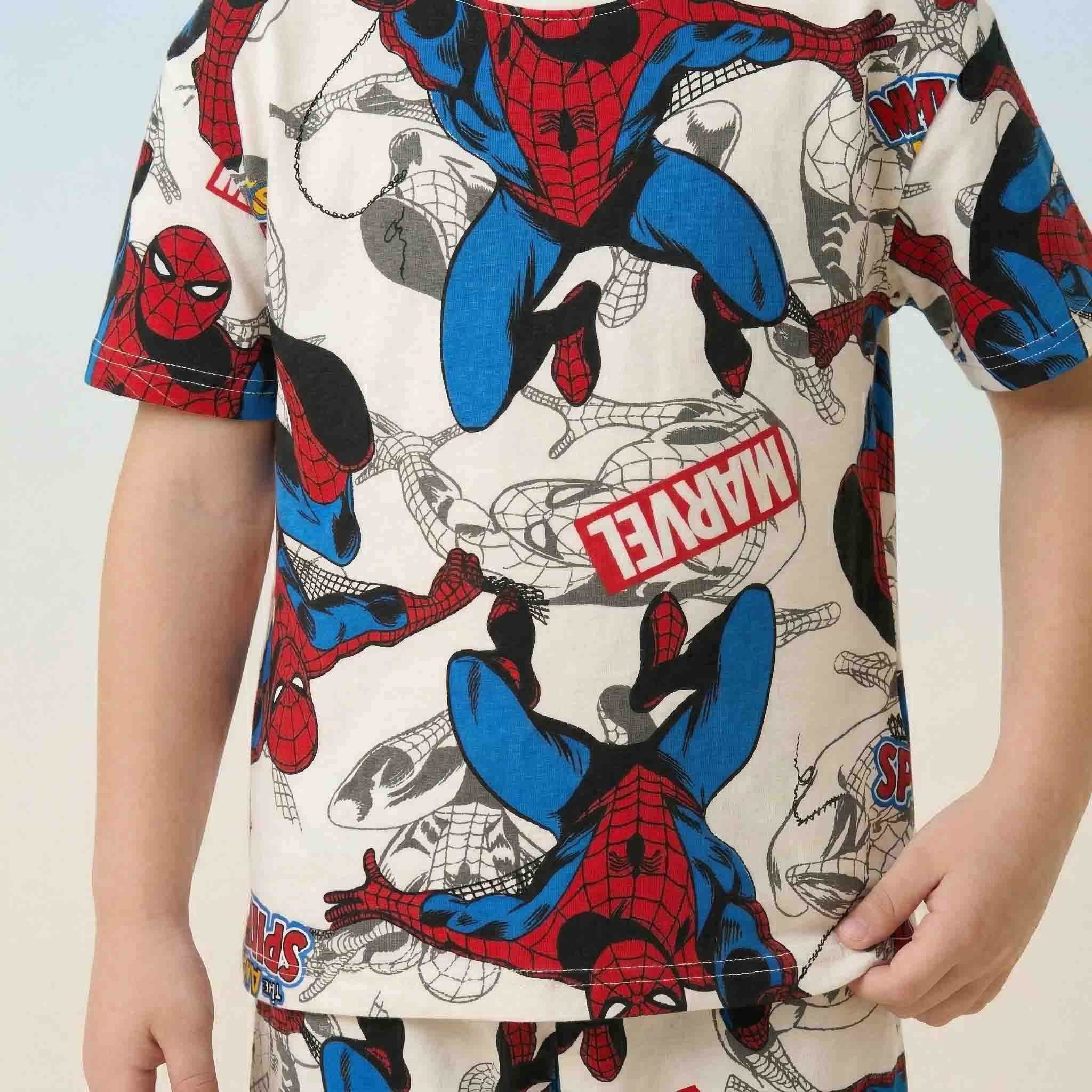 Spider-man Boys Short Set - White