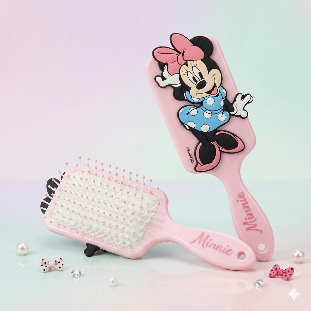 Minnie Mouse Hair Brush - Pink