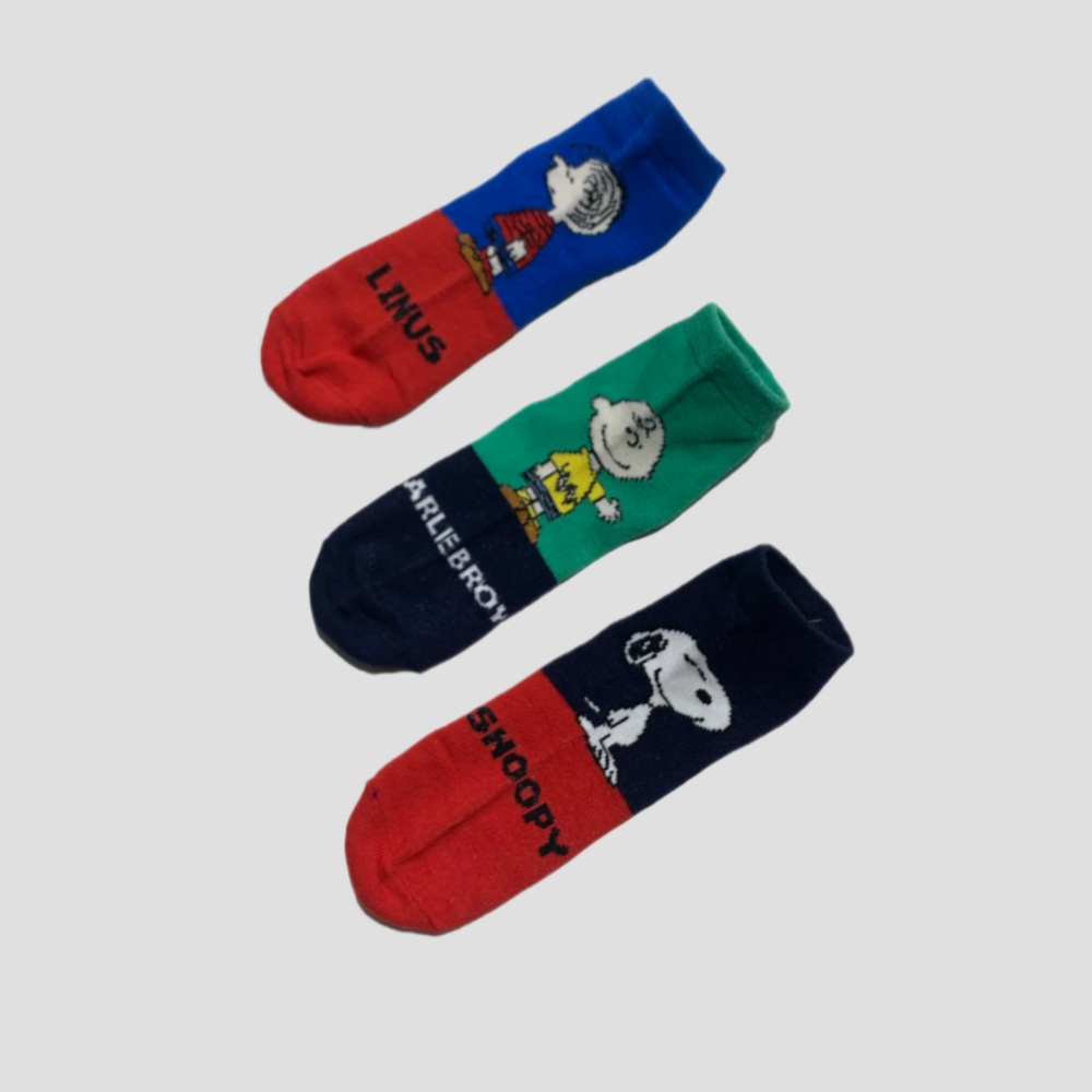 Snoopy Boys Socks - Pair of 3