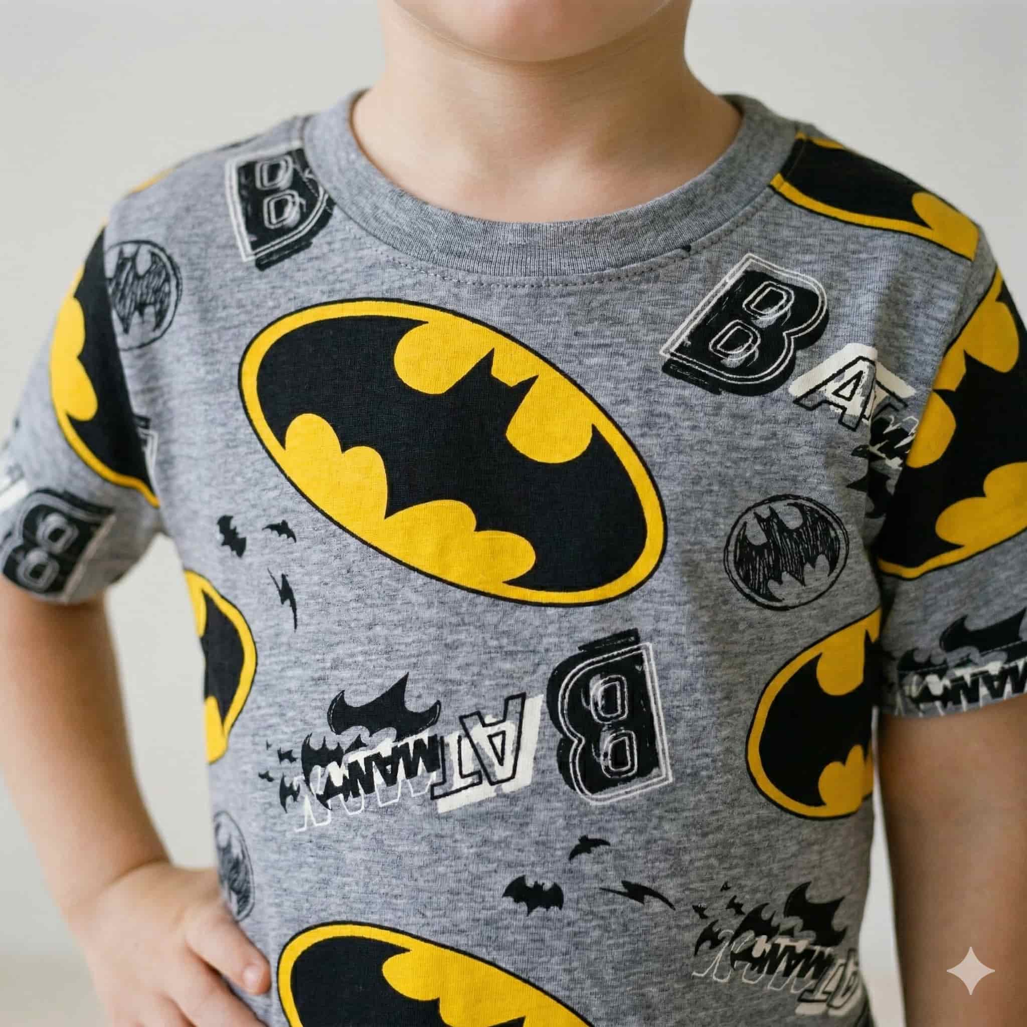 Batman Boys Short Set - Grey