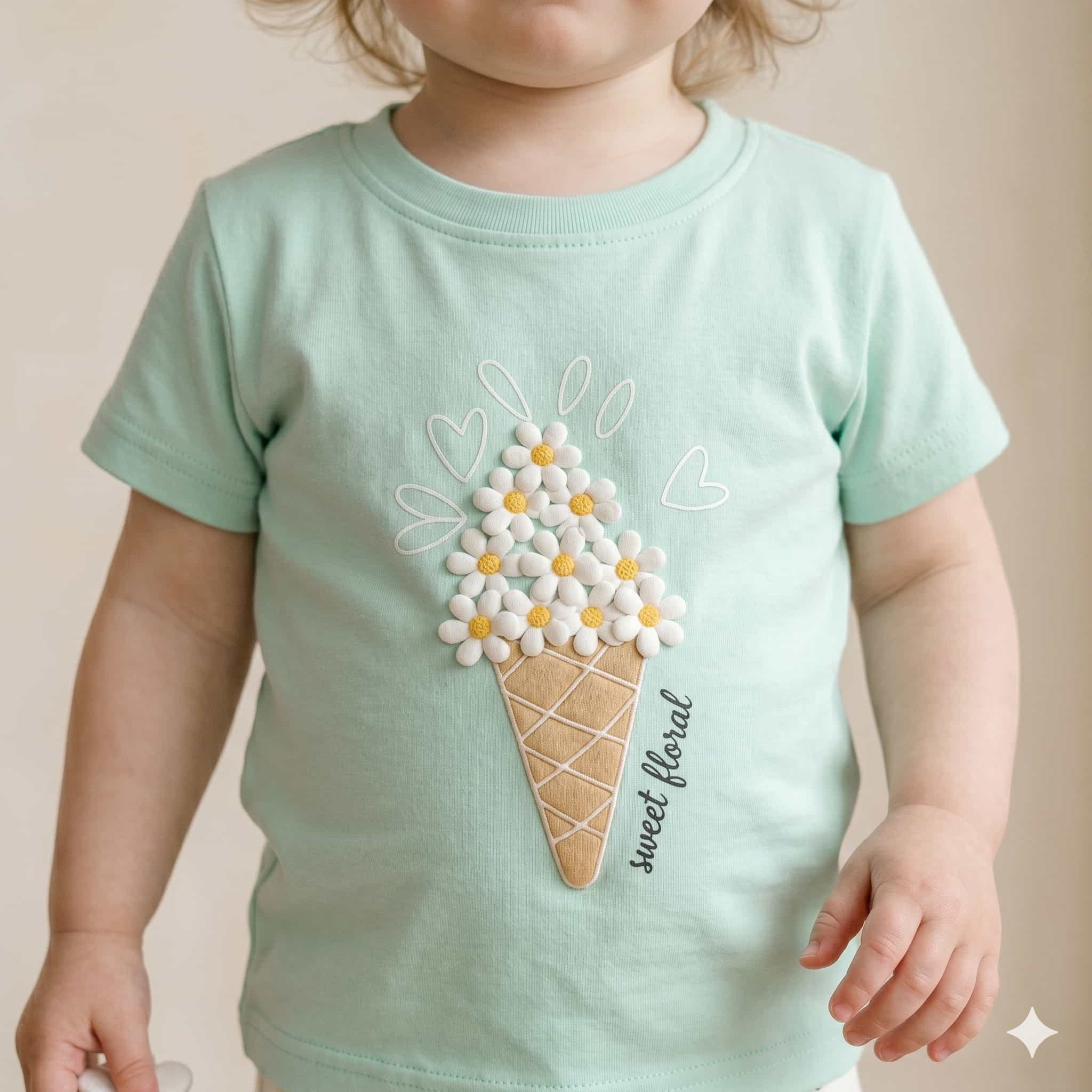 Sweet Bloom Baby Girls Half Sleeves set - Lime