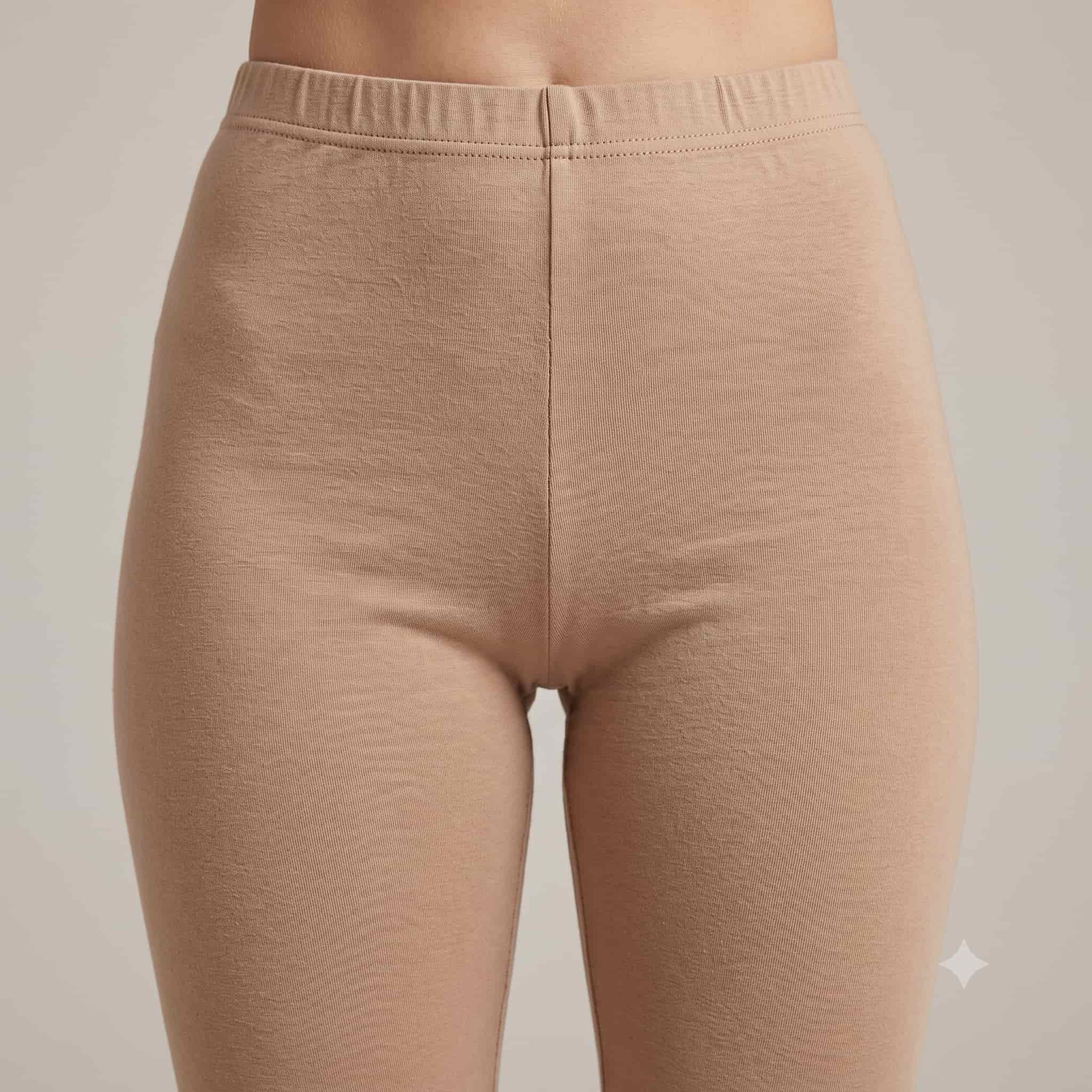 Nude Essence Women Leggings - Beige