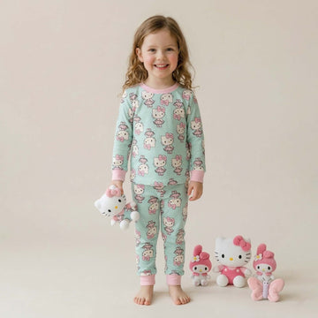 Hello Kitty Girls Disney Pajama Set - Blue
