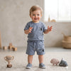 Smart Sport Baby boys Half sleeves Short set - Bue