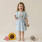 Spring Girl Frock - Light Blue
