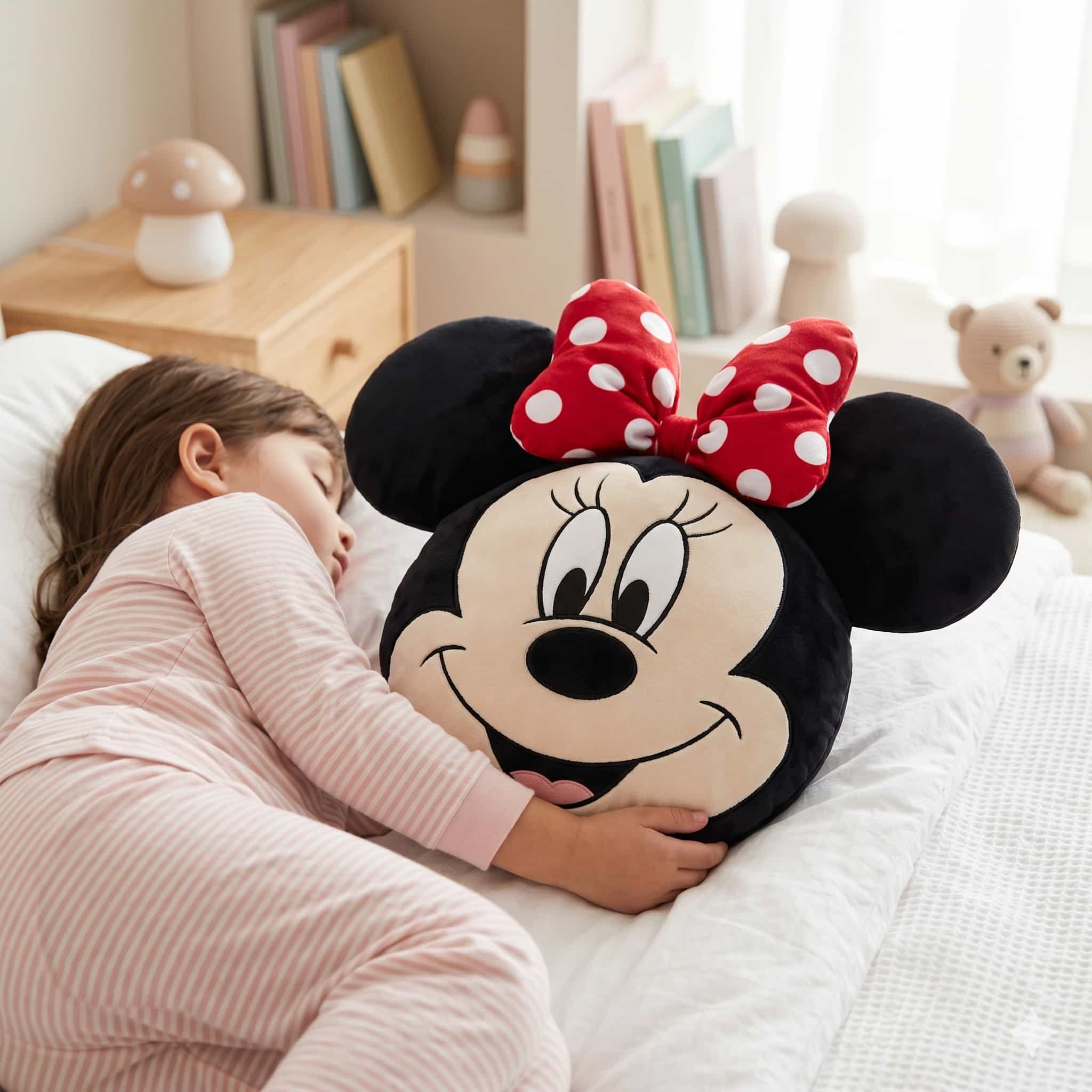 Minnie Mouse Pillow - Black