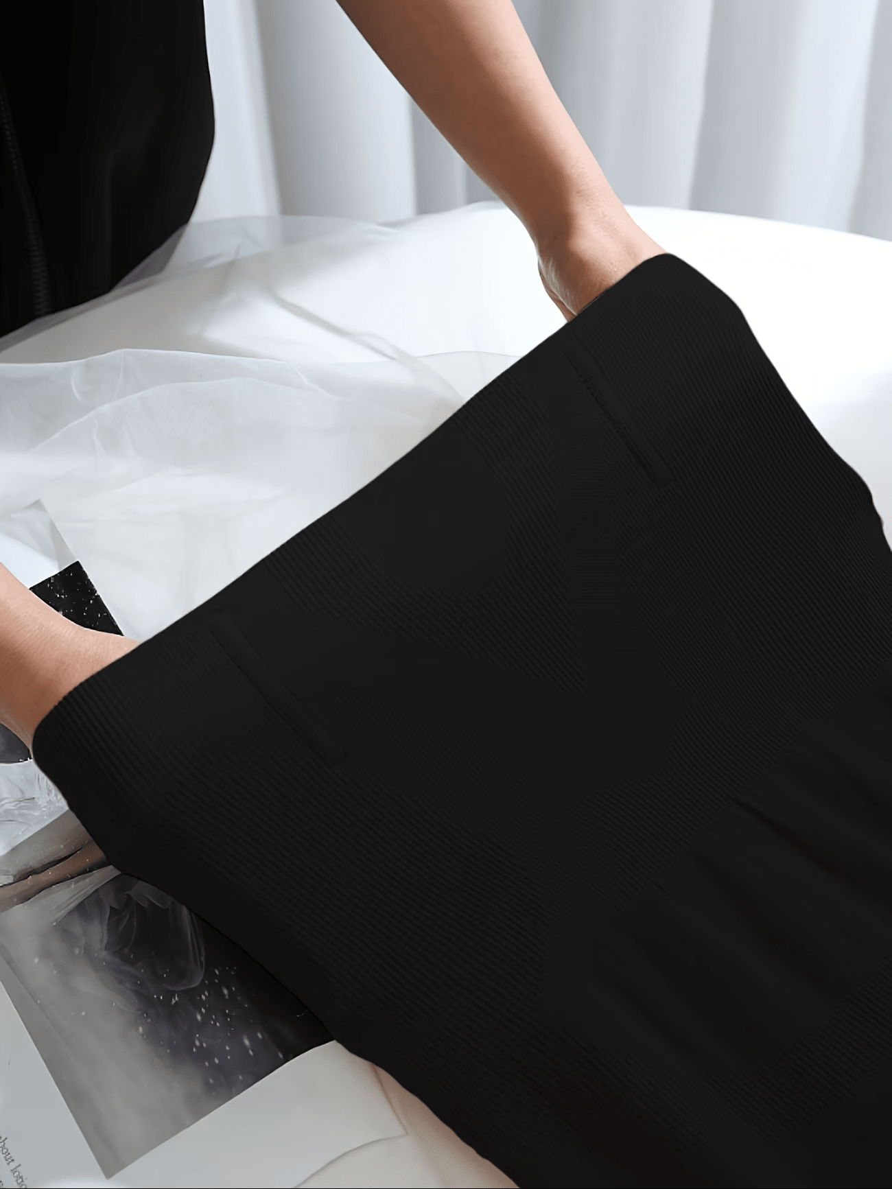 Seamless Tummy Flatter Women Shapewear- Black