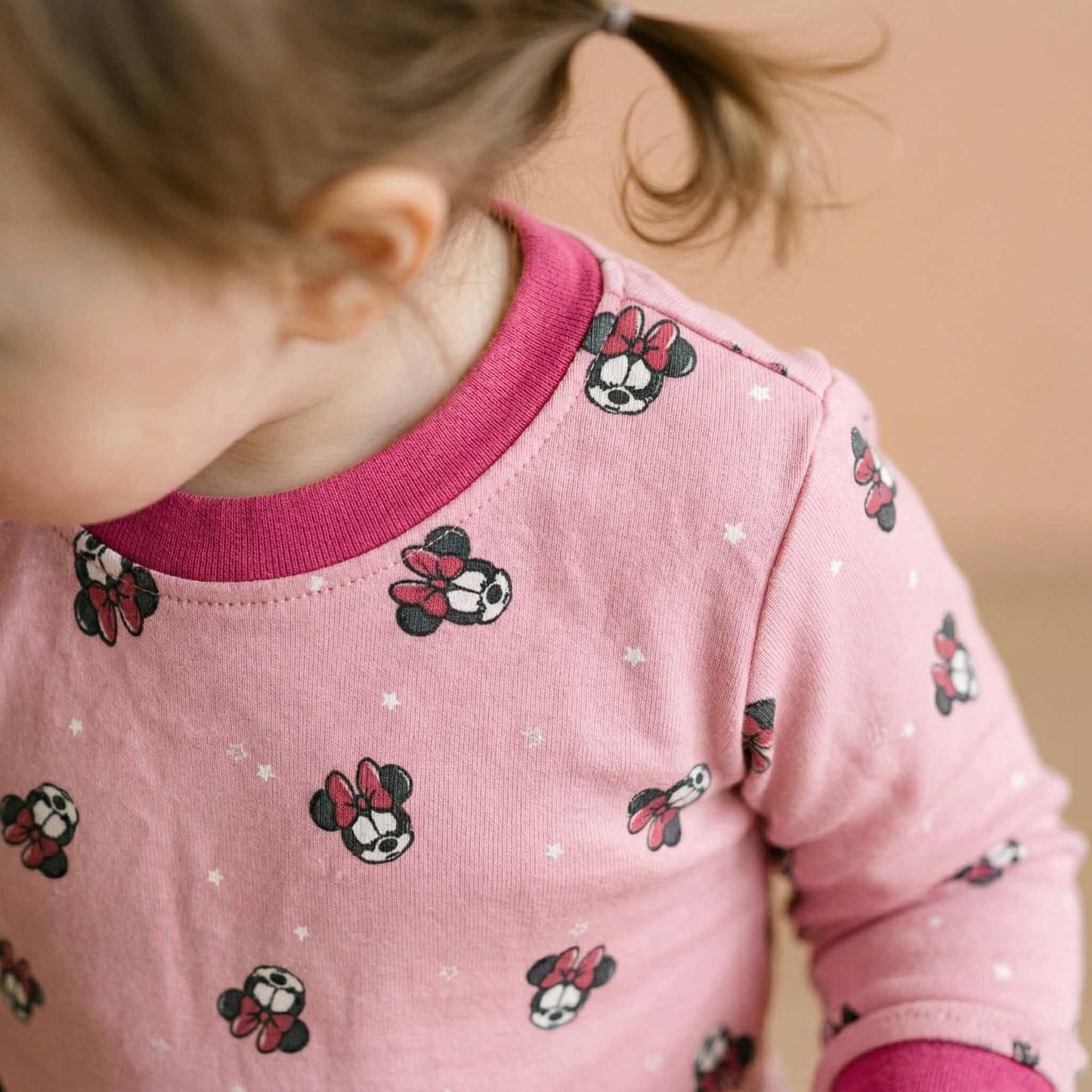 Minnie Mouse Baby Girl Full Sleeves Pajama Set - PInk