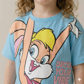 Lola Bunny Girls Short Set - Blue