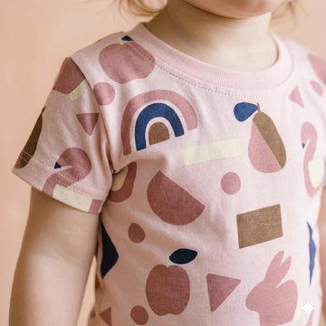 Boho Play Half Sleeves Baby Girl Pajama set - Floral