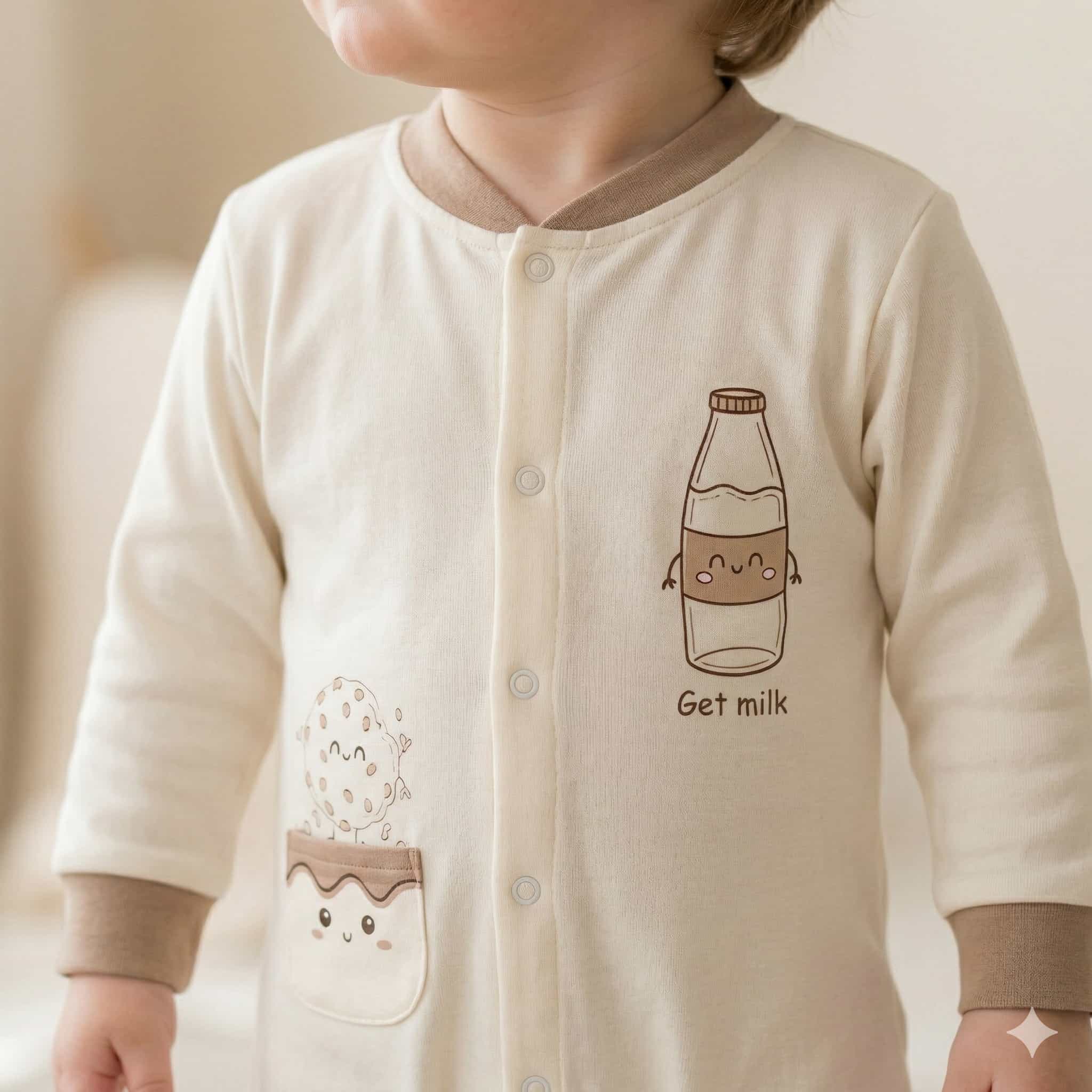 Sweet Snack Baby Boy Set - Beige