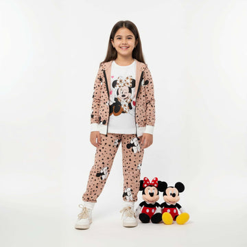 Minnie 3pc Girl Training Suit Set- Brown