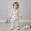 Stitch Baby Girl Button Pajama Set- White