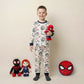Spiderman Boys Full Sleeves Pajama Set - White