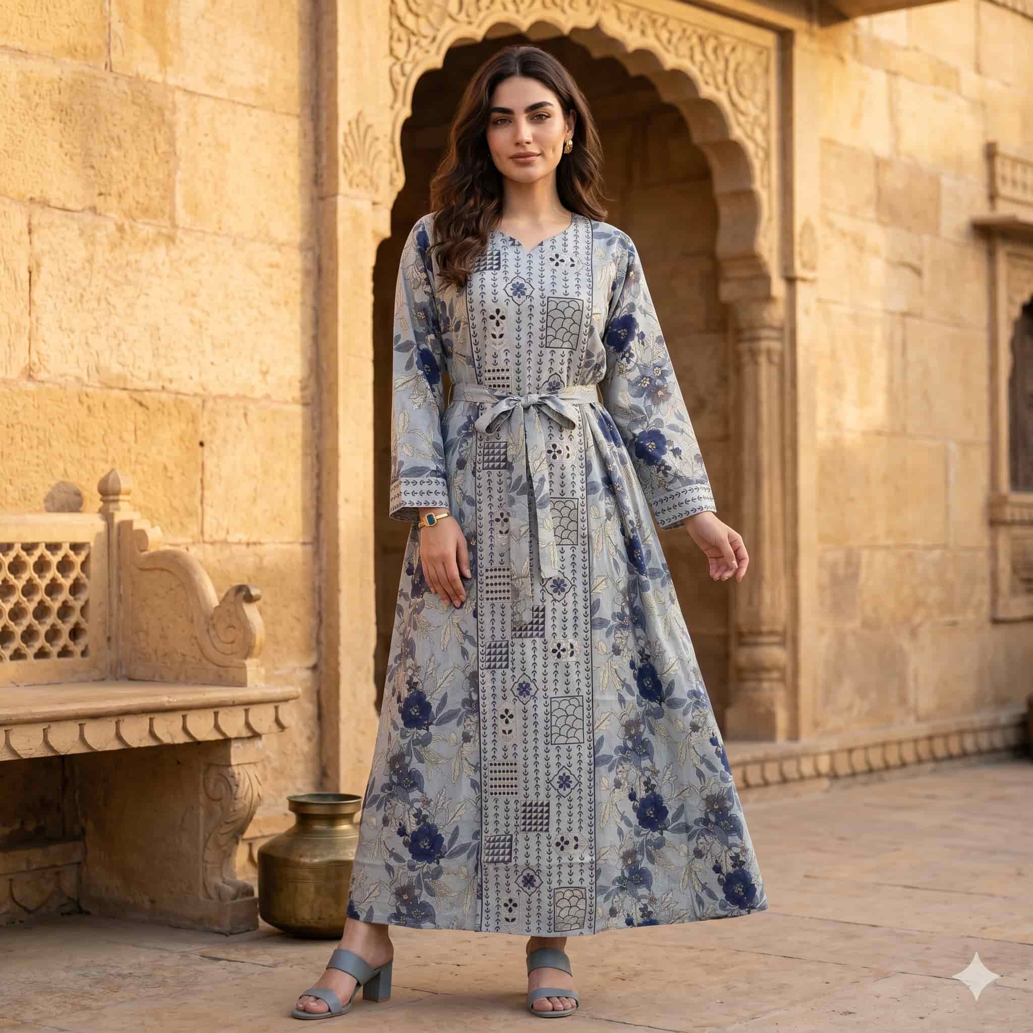 Azure Mosaic Women Darra - Blue