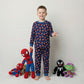 Spiderman Boys Full Sleeves Pajama Set - Navy Blue