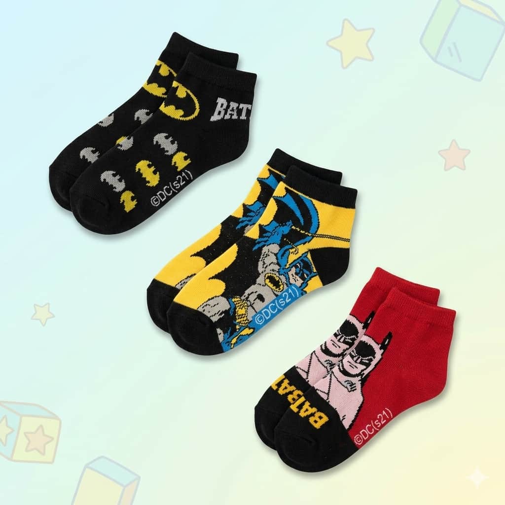 Batman Summer socks (Pack of 3)