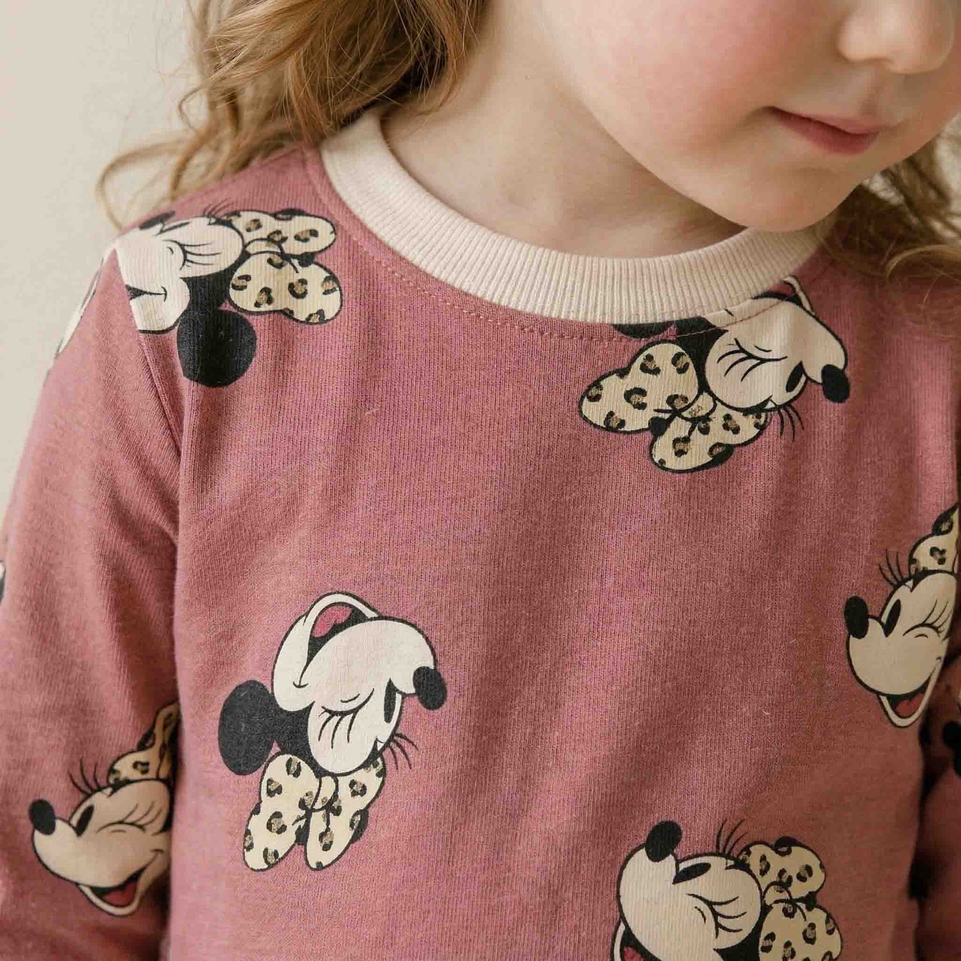 Minnie Girls Disney Pajama Set - Pink