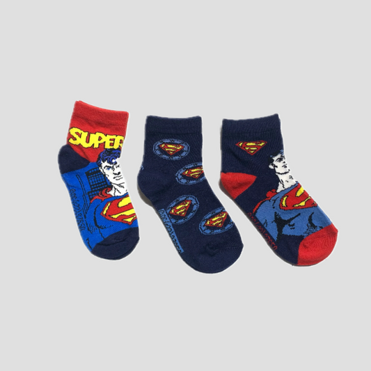 Superman Boys Socks - Pack of 3